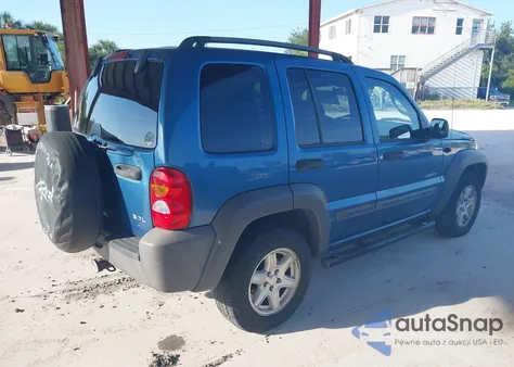 2004 Jeep Liberty Sport из США, поврежденный, VIN 1J4GL48KX4W240690